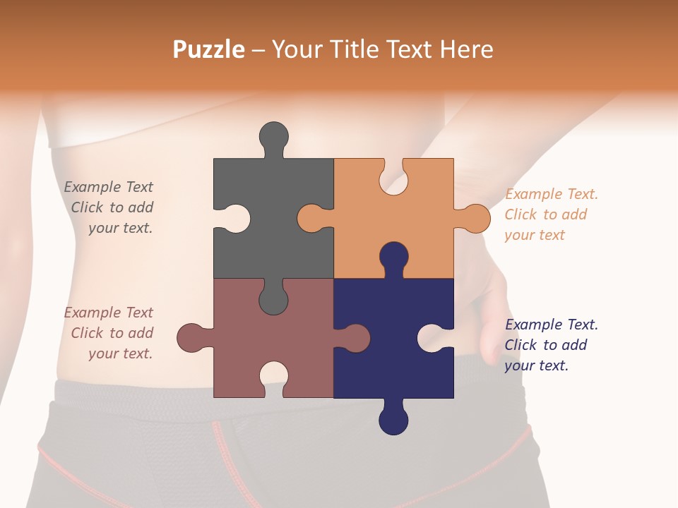 Sore Female Workout PowerPoint Template