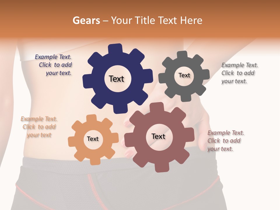 Sore Female Workout PowerPoint Template