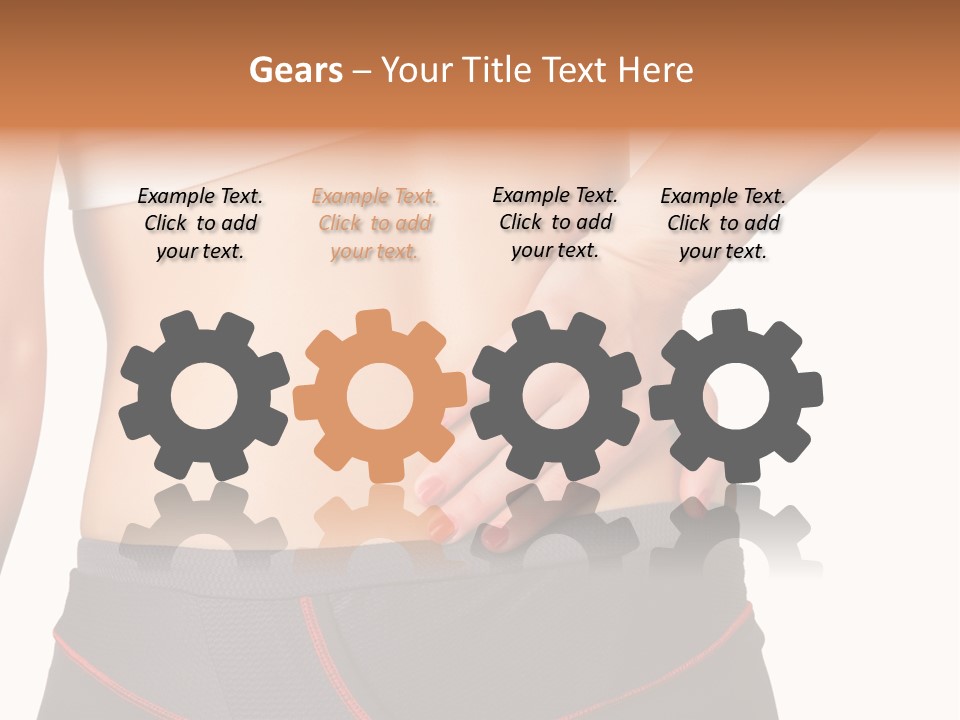 Sore Female Workout PowerPoint Template