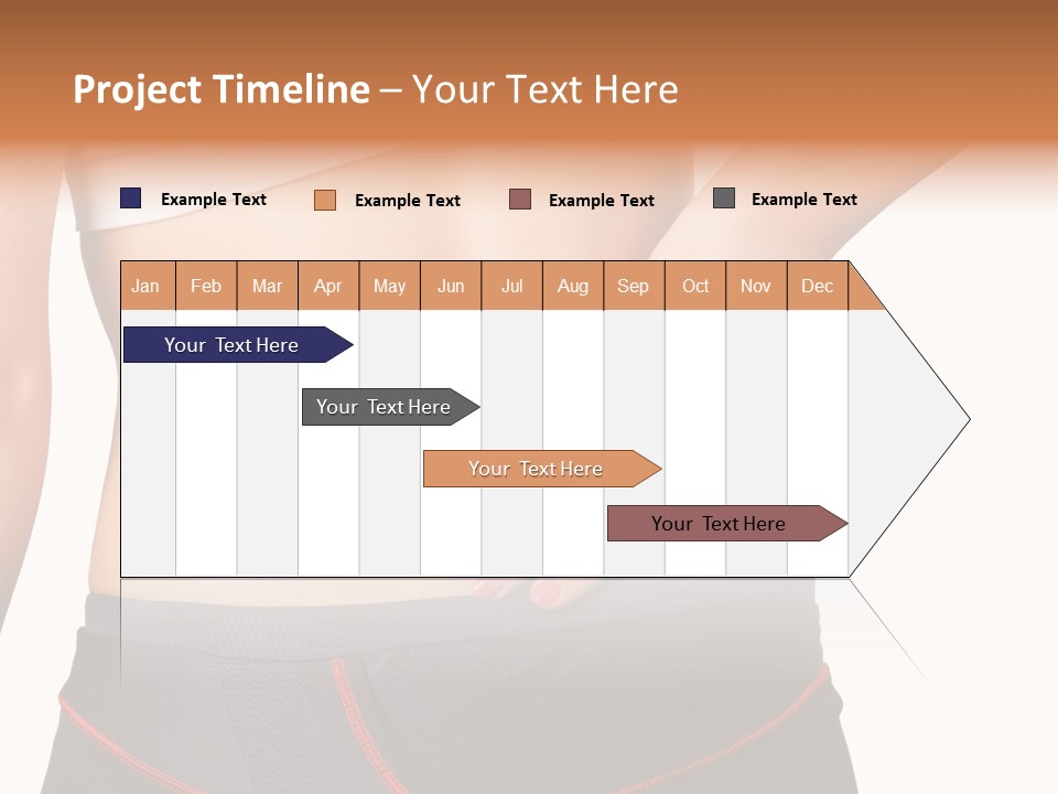 Sore Female Workout PowerPoint Template