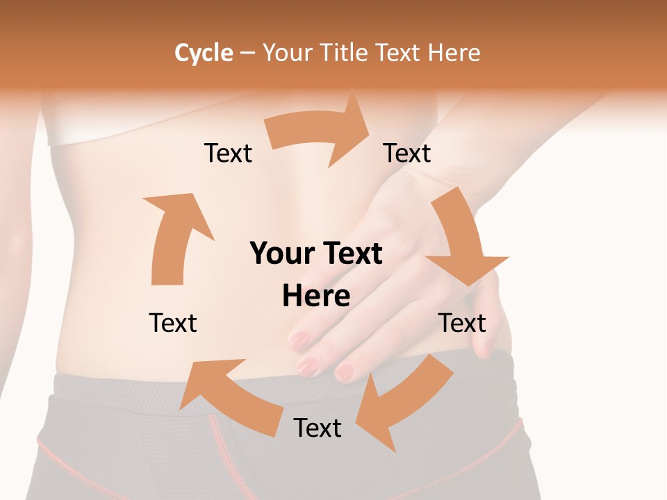 Sore Female Workout PowerPoint Template