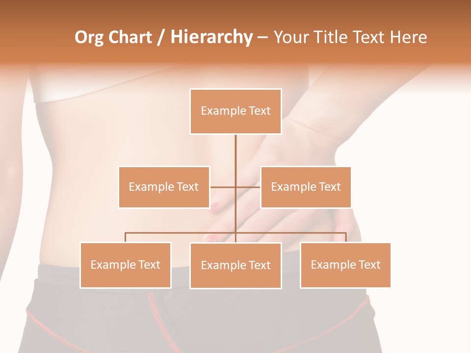 Sore Female Workout PowerPoint Template