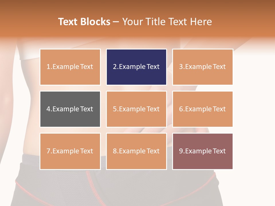 Sore Female Workout PowerPoint Template