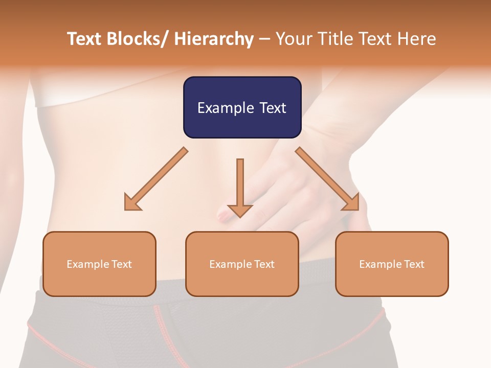 Sore Female Workout PowerPoint Template