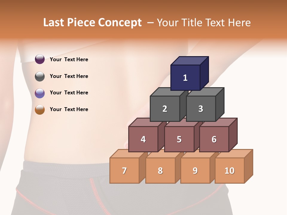 Sore Female Workout PowerPoint Template