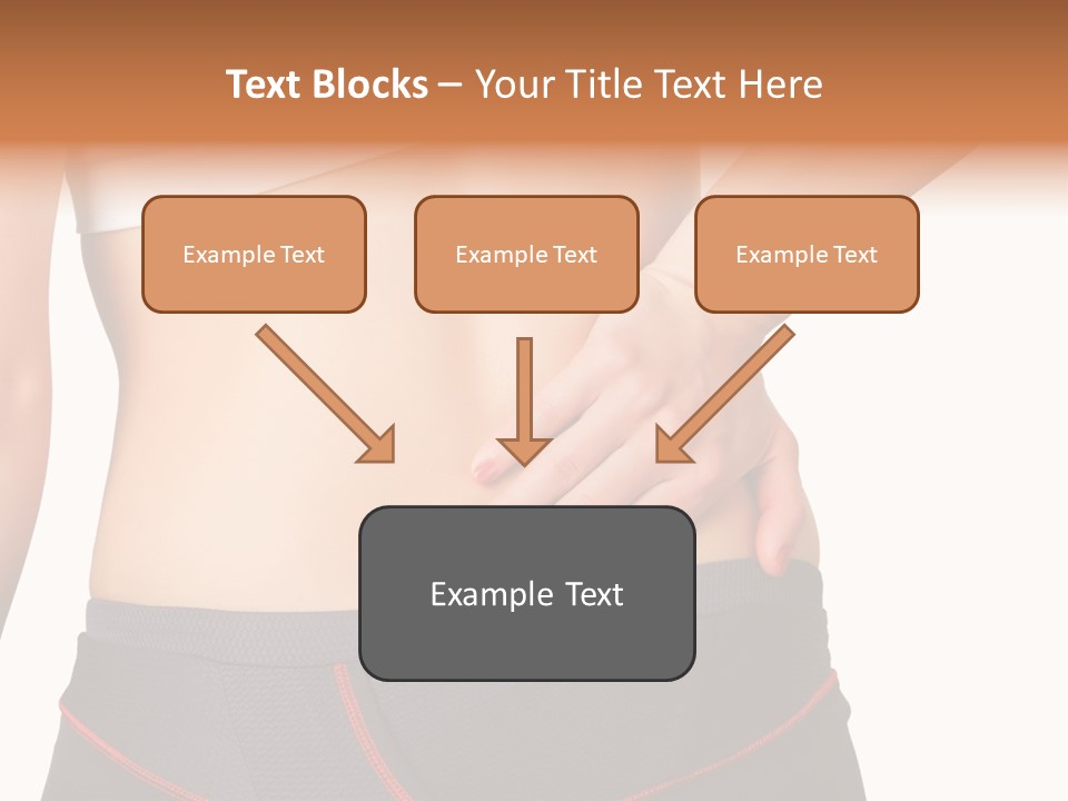 Sore Female Workout PowerPoint Template
