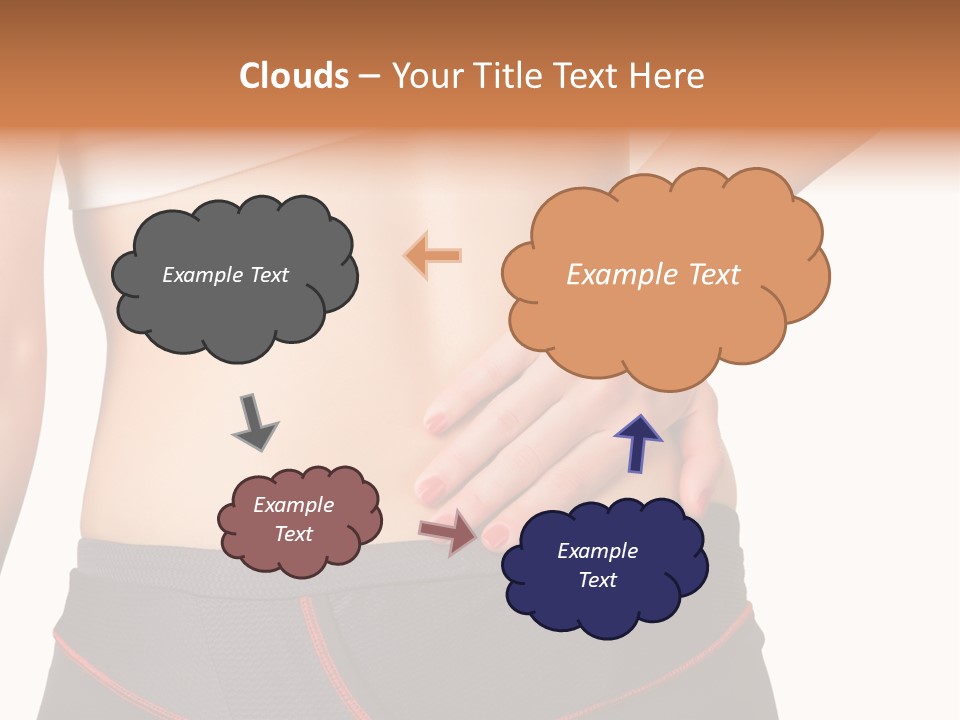 Sore Female Workout PowerPoint Template