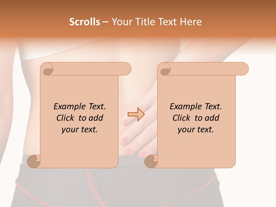 Sore Female Workout PowerPoint Template