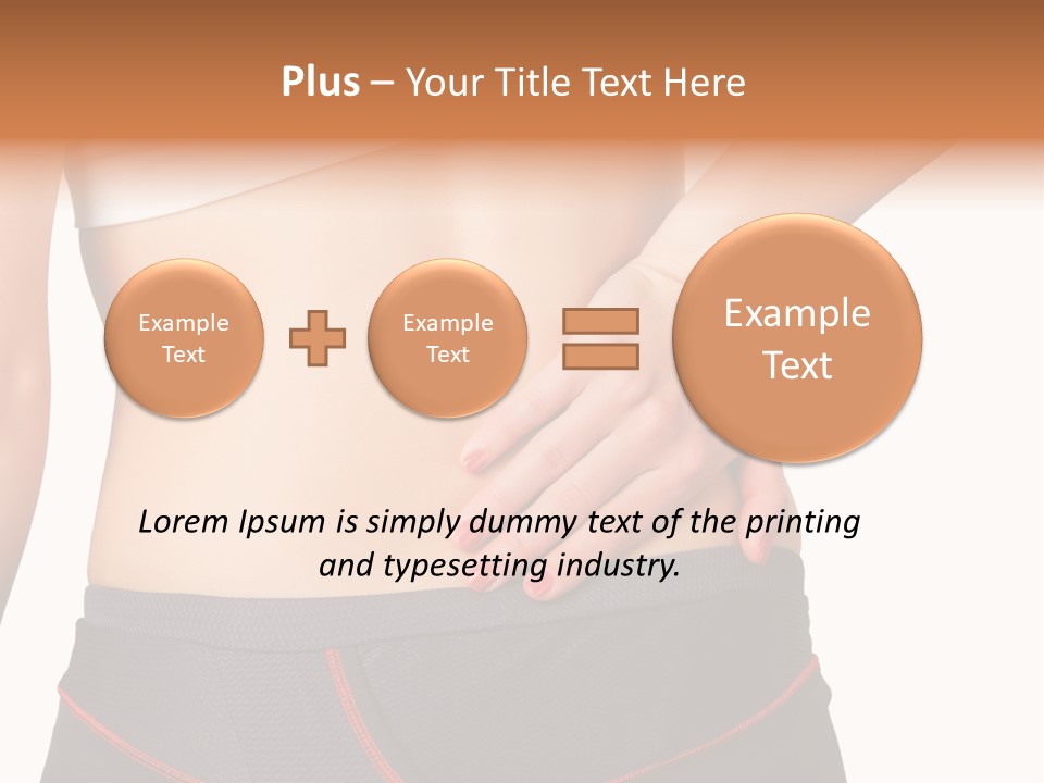 Sore Female Workout PowerPoint Template