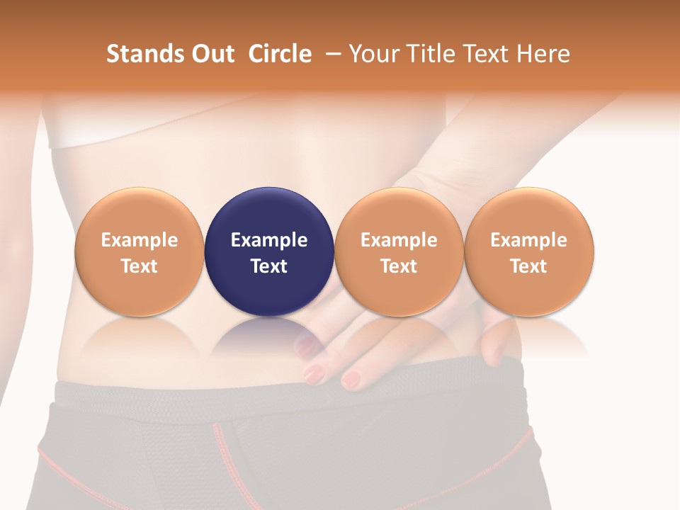 Sore Female Workout PowerPoint Template