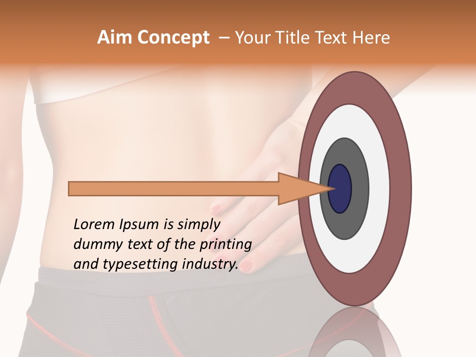 Sore Female Workout PowerPoint Template