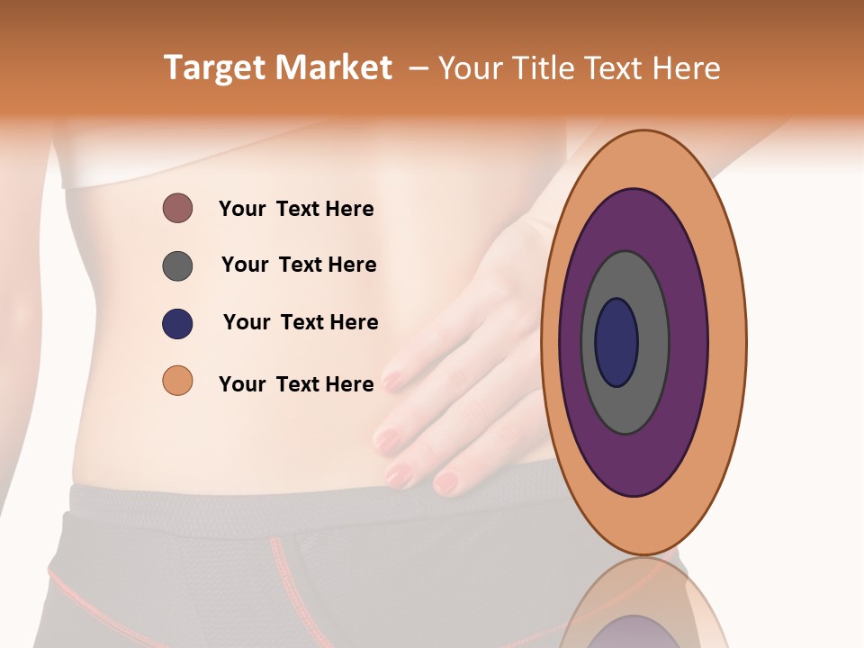 Sore Female Workout PowerPoint Template