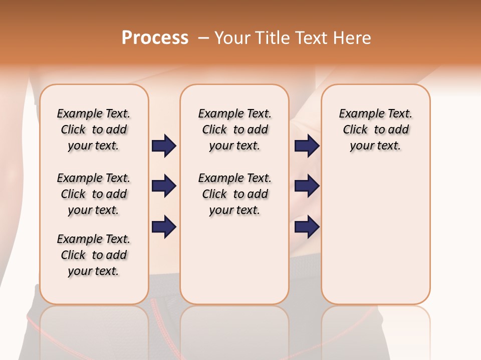 Sore Female Workout PowerPoint Template