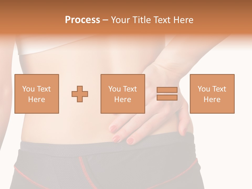 Sore Female Workout PowerPoint Template