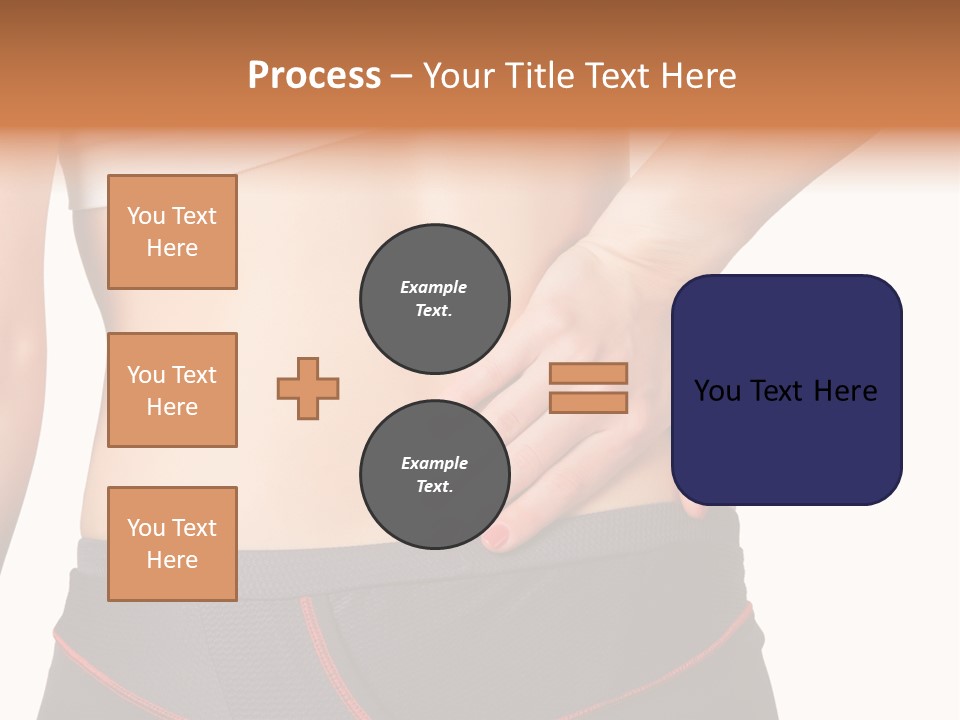 Sore Female Workout PowerPoint Template