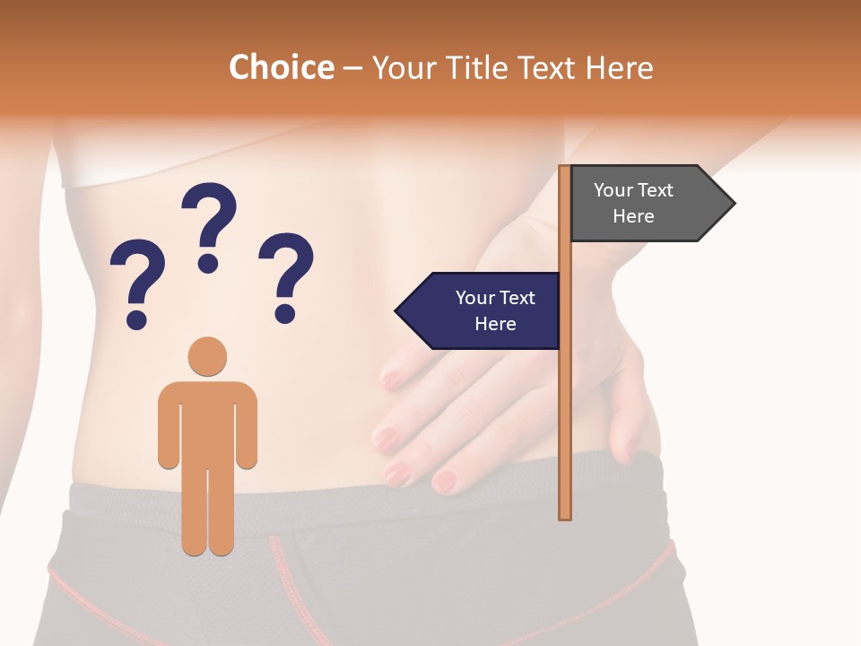 Sore Female Workout PowerPoint Template