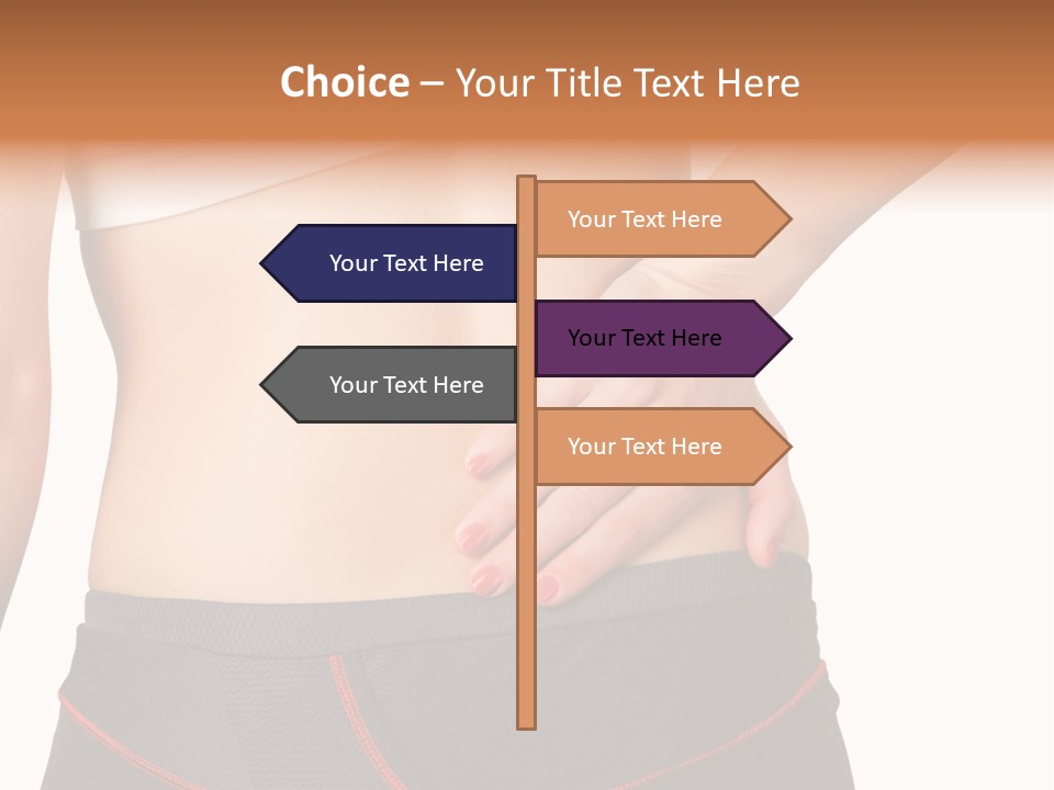 Sore Female Workout PowerPoint Template