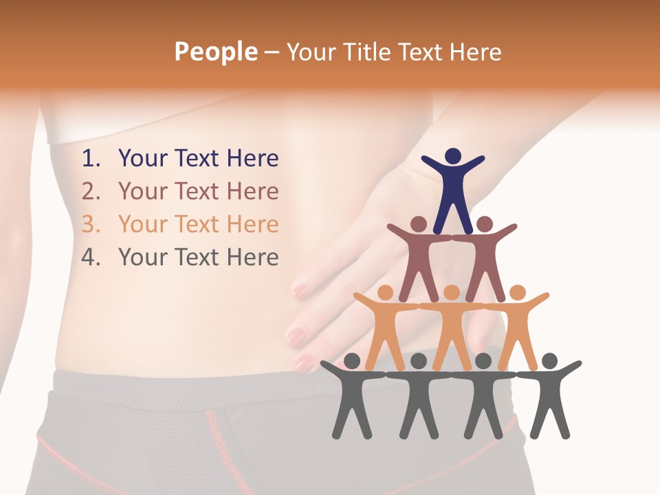 Sore Female Workout PowerPoint Template