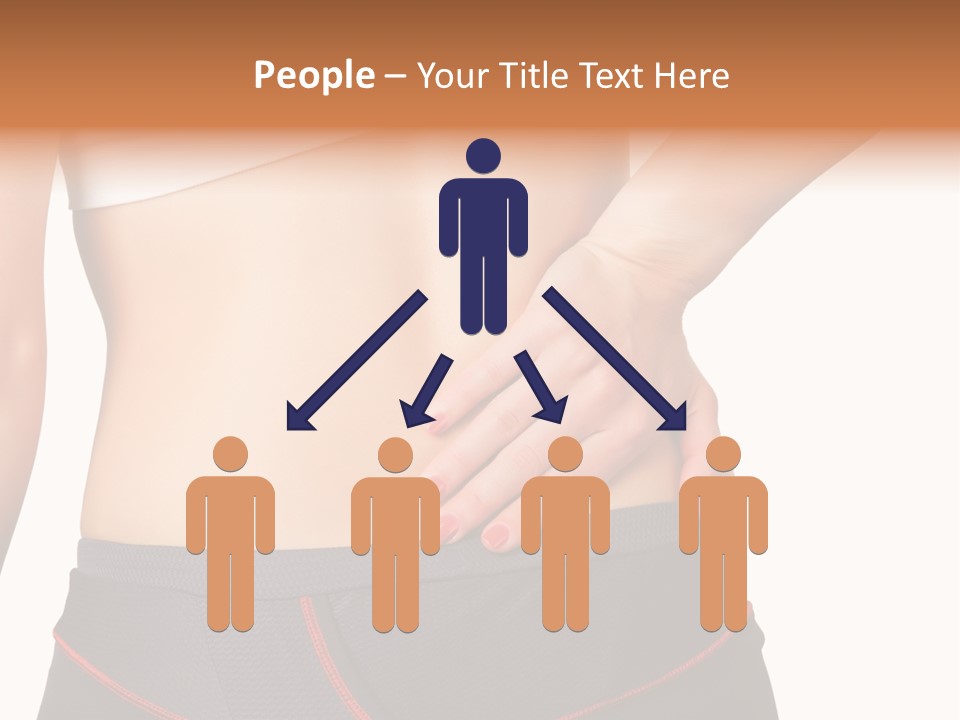 Sore Female Workout PowerPoint Template