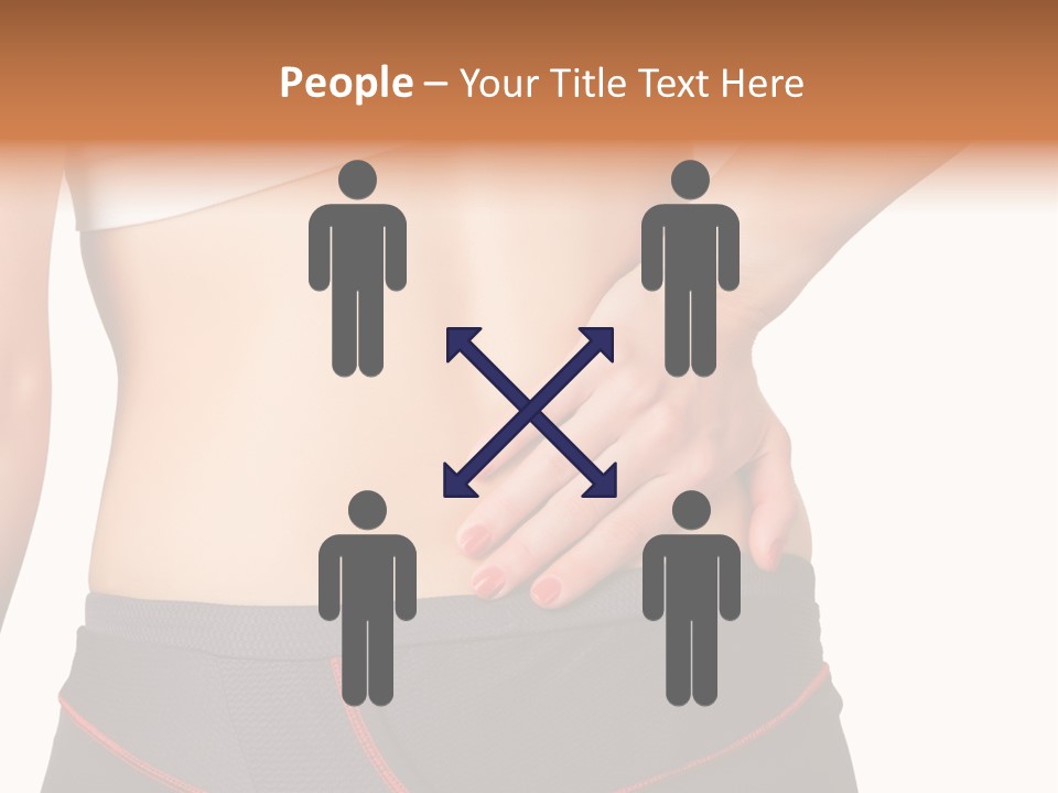 Sore Female Workout PowerPoint Template