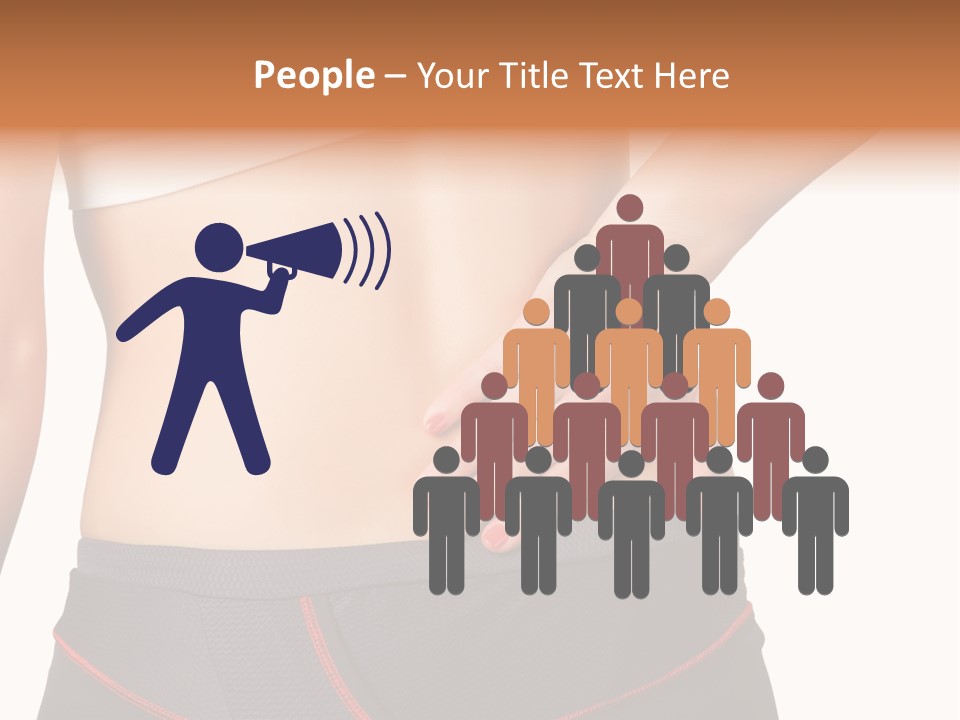 Sore Female Workout PowerPoint Template