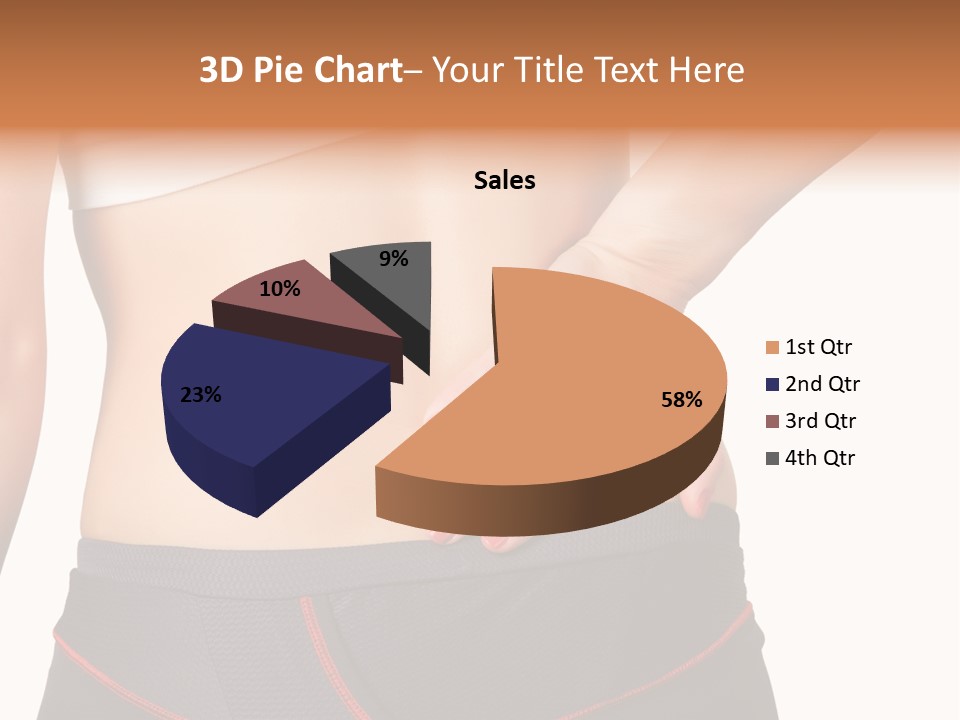Sore Female Workout PowerPoint Template