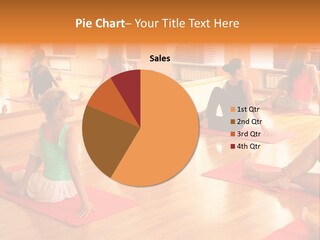 Exercising Yoga Class Female PowerPoint Template