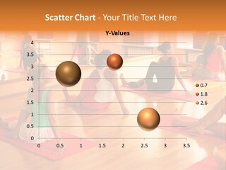 Exercising Yoga Class Female PowerPoint Template