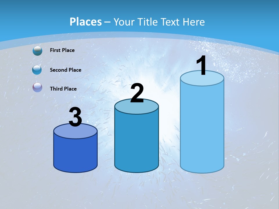 Outdoors Fish Sunburst PowerPoint Template