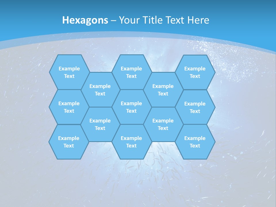 Outdoors Fish Sunburst PowerPoint Template