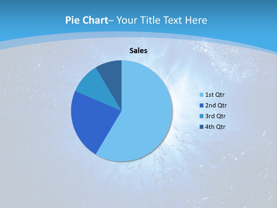Outdoors Fish Sunburst PowerPoint Template