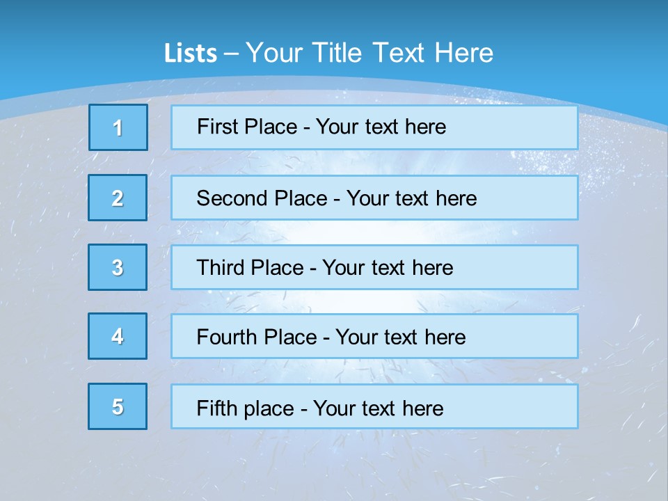 Outdoors Fish Sunburst PowerPoint Template