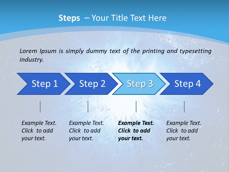 Outdoors Fish Sunburst PowerPoint Template