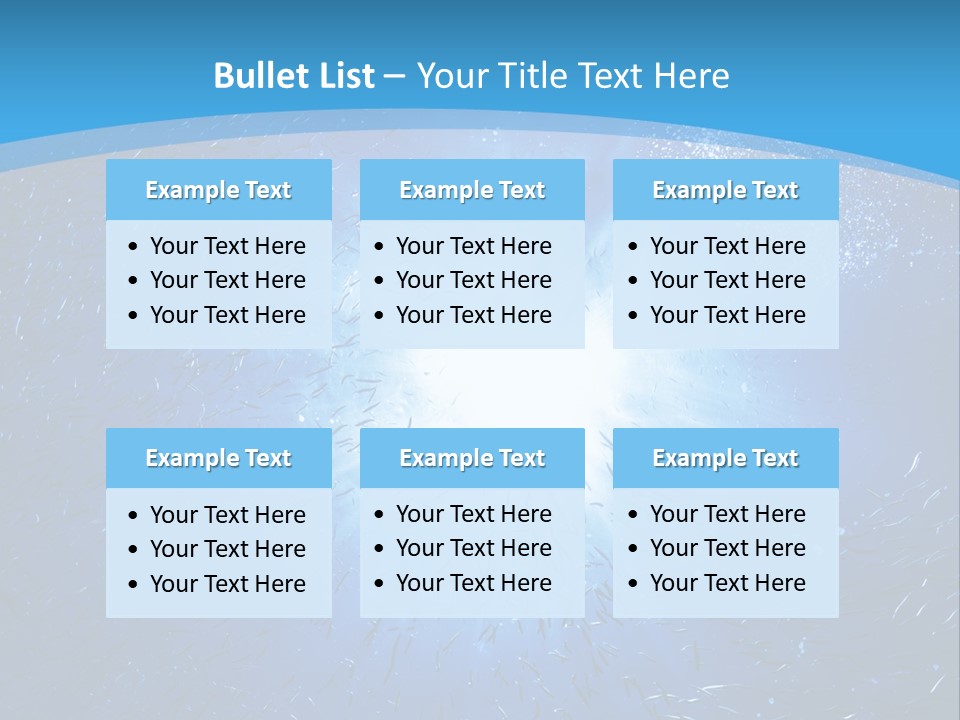 Outdoors Fish Sunburst PowerPoint Template