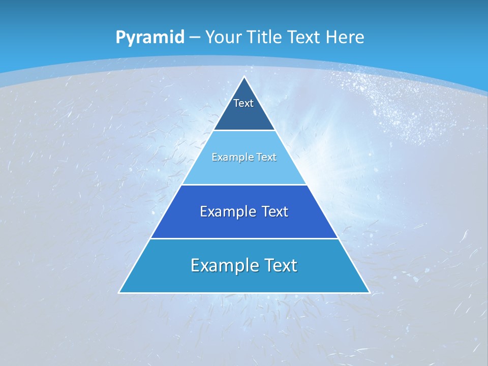 Outdoors Fish Sunburst PowerPoint Template