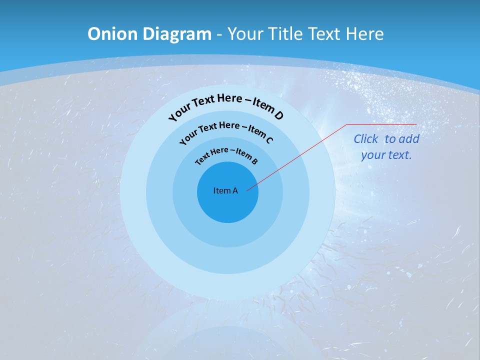 Outdoors Fish Sunburst PowerPoint Template