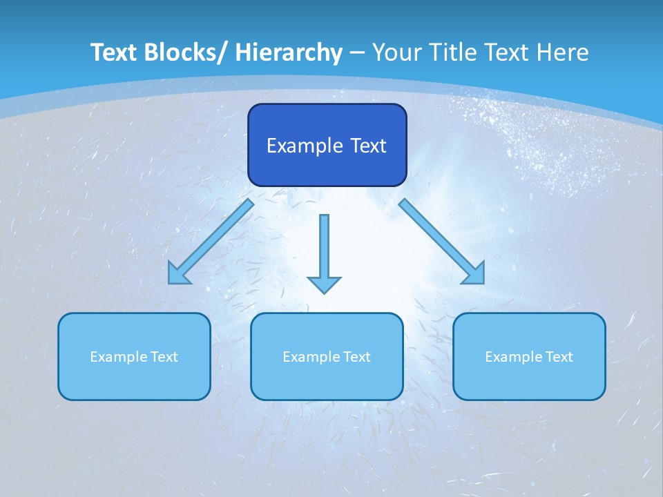 Outdoors Fish Sunburst PowerPoint Template