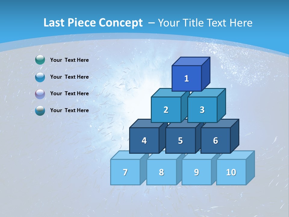 Outdoors Fish Sunburst PowerPoint Template