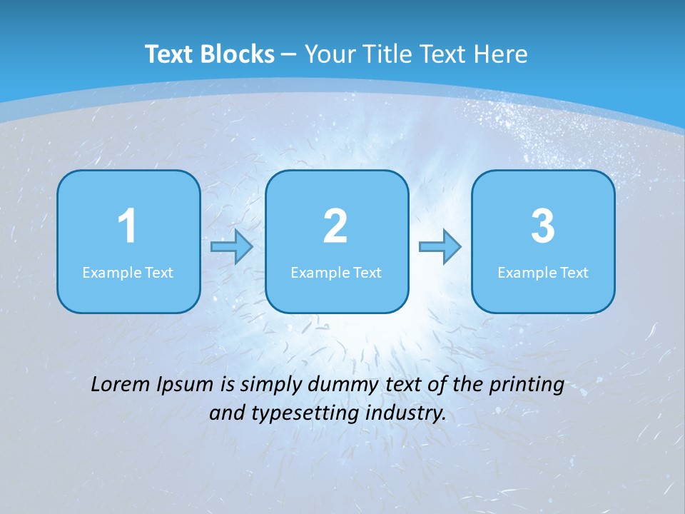 Outdoors Fish Sunburst PowerPoint Template