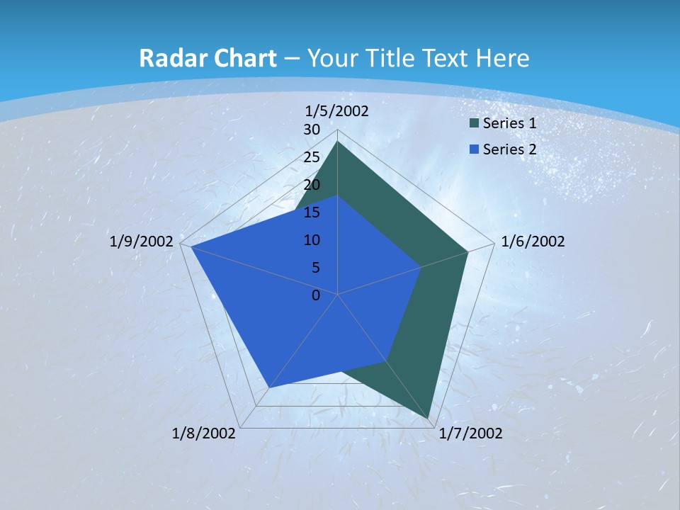 Outdoors Fish Sunburst PowerPoint Template