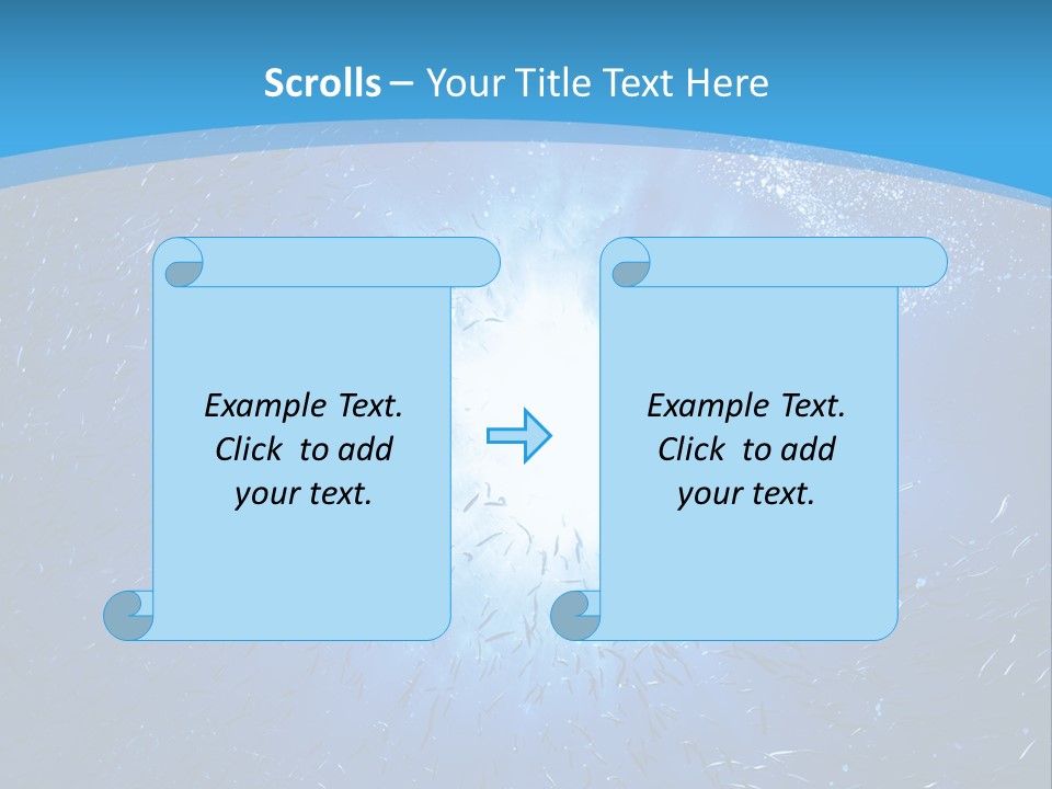 Outdoors Fish Sunburst PowerPoint Template