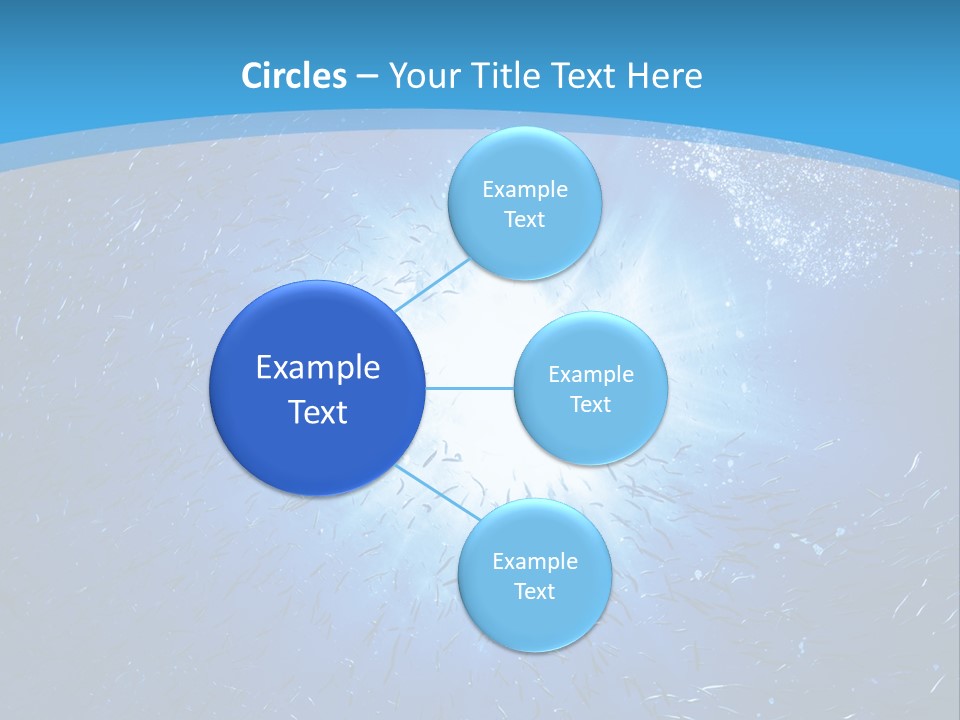 Outdoors Fish Sunburst PowerPoint Template