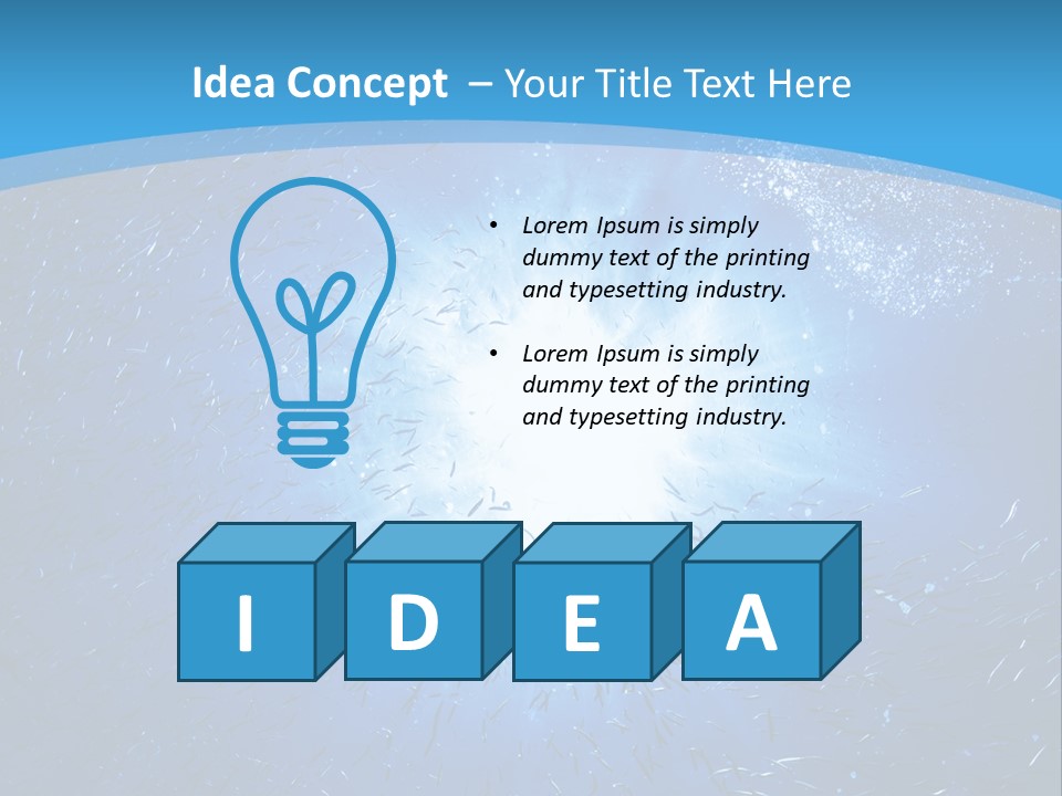 Outdoors Fish Sunburst PowerPoint Template