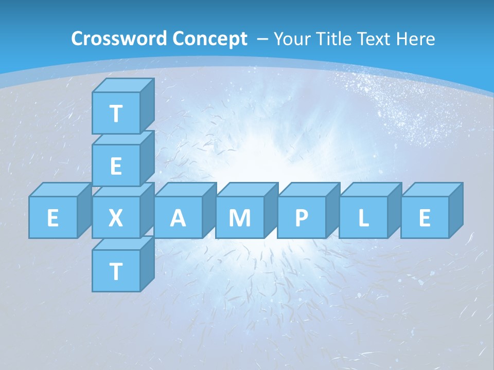 Outdoors Fish Sunburst PowerPoint Template