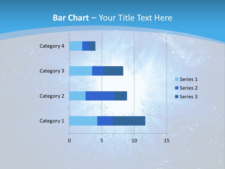 Outdoors Fish Sunburst PowerPoint Template