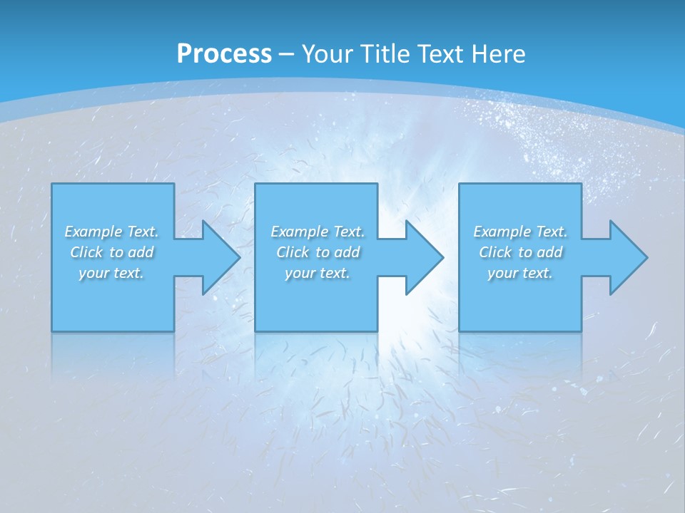 Outdoors Fish Sunburst PowerPoint Template