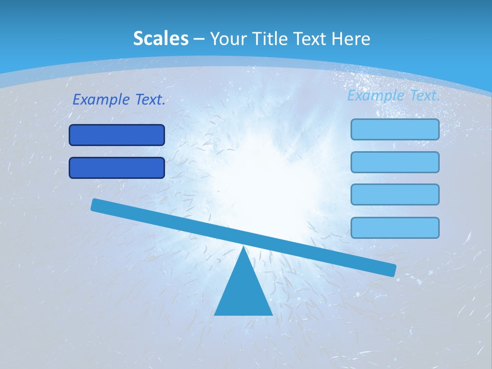 Outdoors Fish Sunburst PowerPoint Template