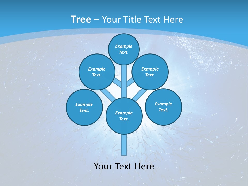 Outdoors Fish Sunburst PowerPoint Template