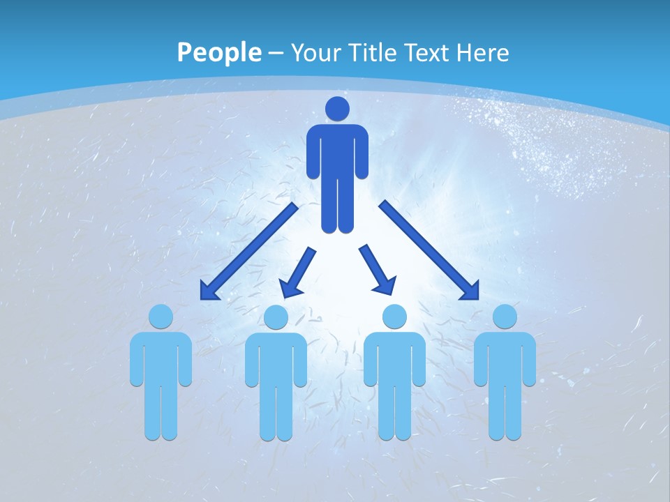 Outdoors Fish Sunburst PowerPoint Template