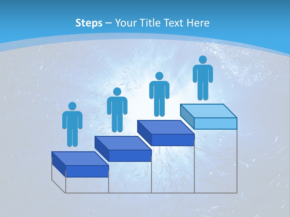 Outdoors Fish Sunburst PowerPoint Template